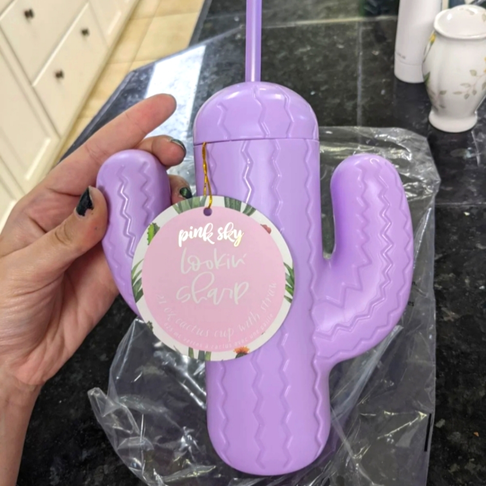 Pink Sky Cactus Cup